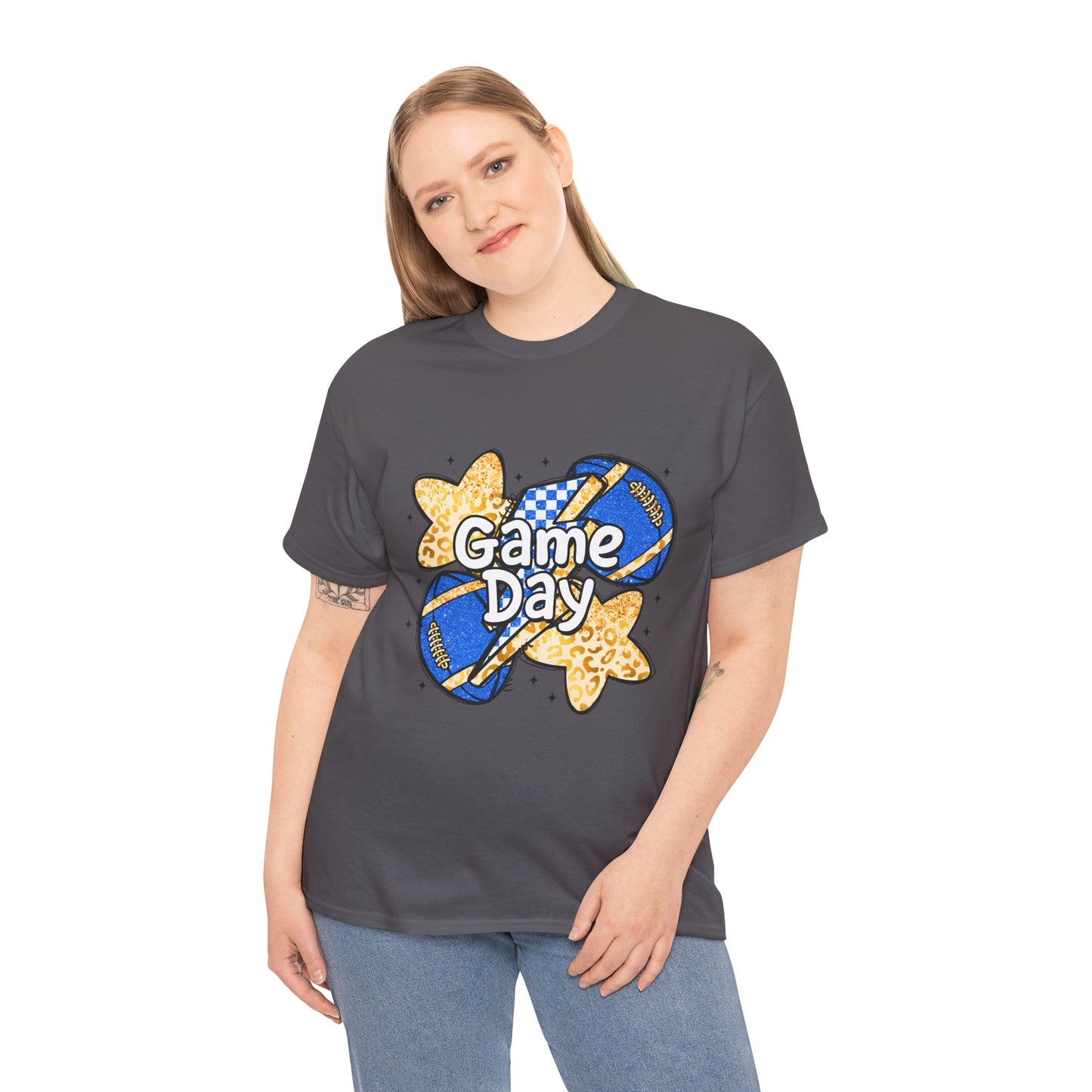 Football Mom Game Day Unisex Heavy Cotton Tee