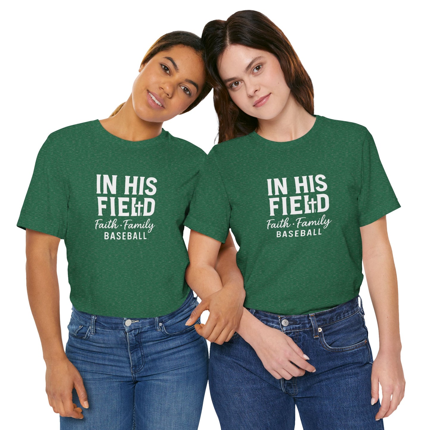 Baseball Mom Faith Unisex Jersey Tee