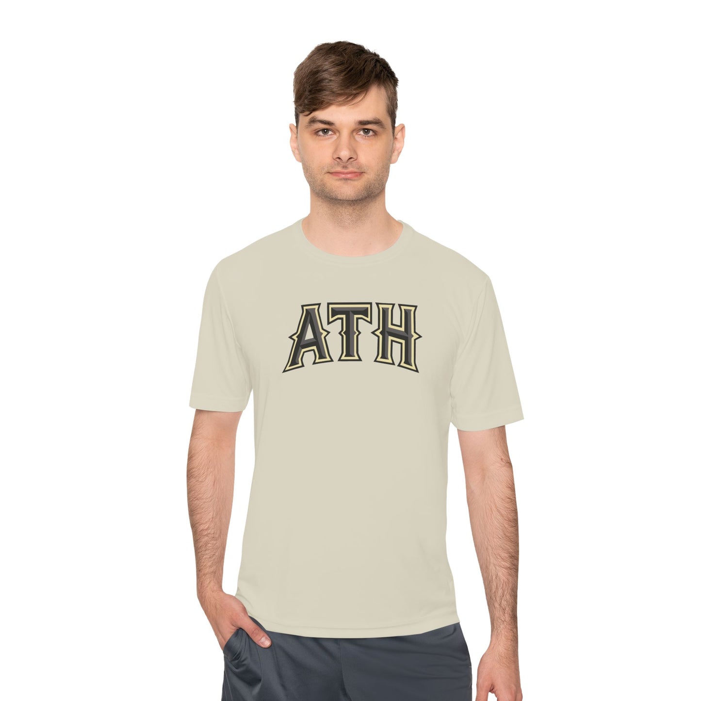 ATH Athletic Tee — Retro Varsity Moisture-Wicking Shirt