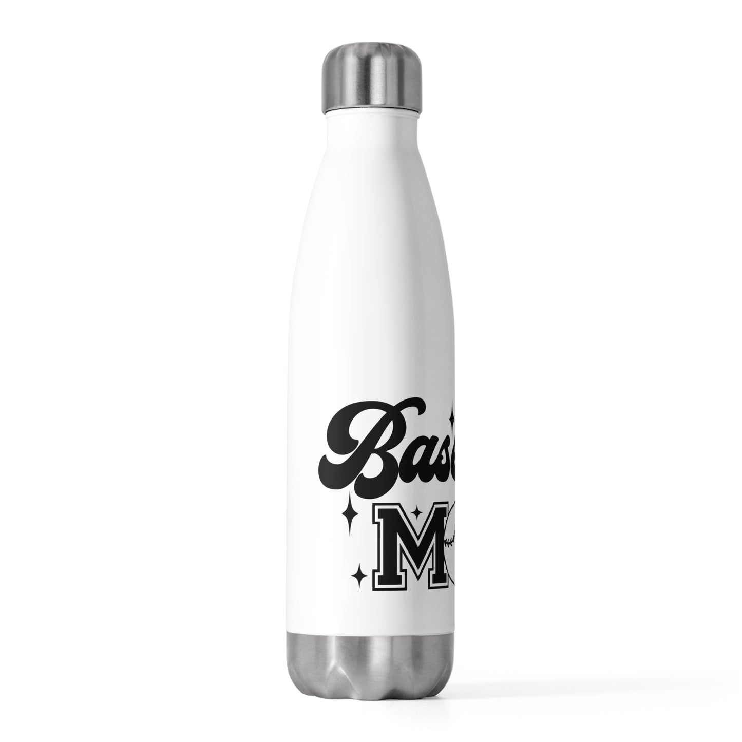 Baseball Mom Insulated Water Bottle - Perfect for Sports Enthusiasts, Gift for Moms, Hydration on the Go, Summer & Outdoor Fun