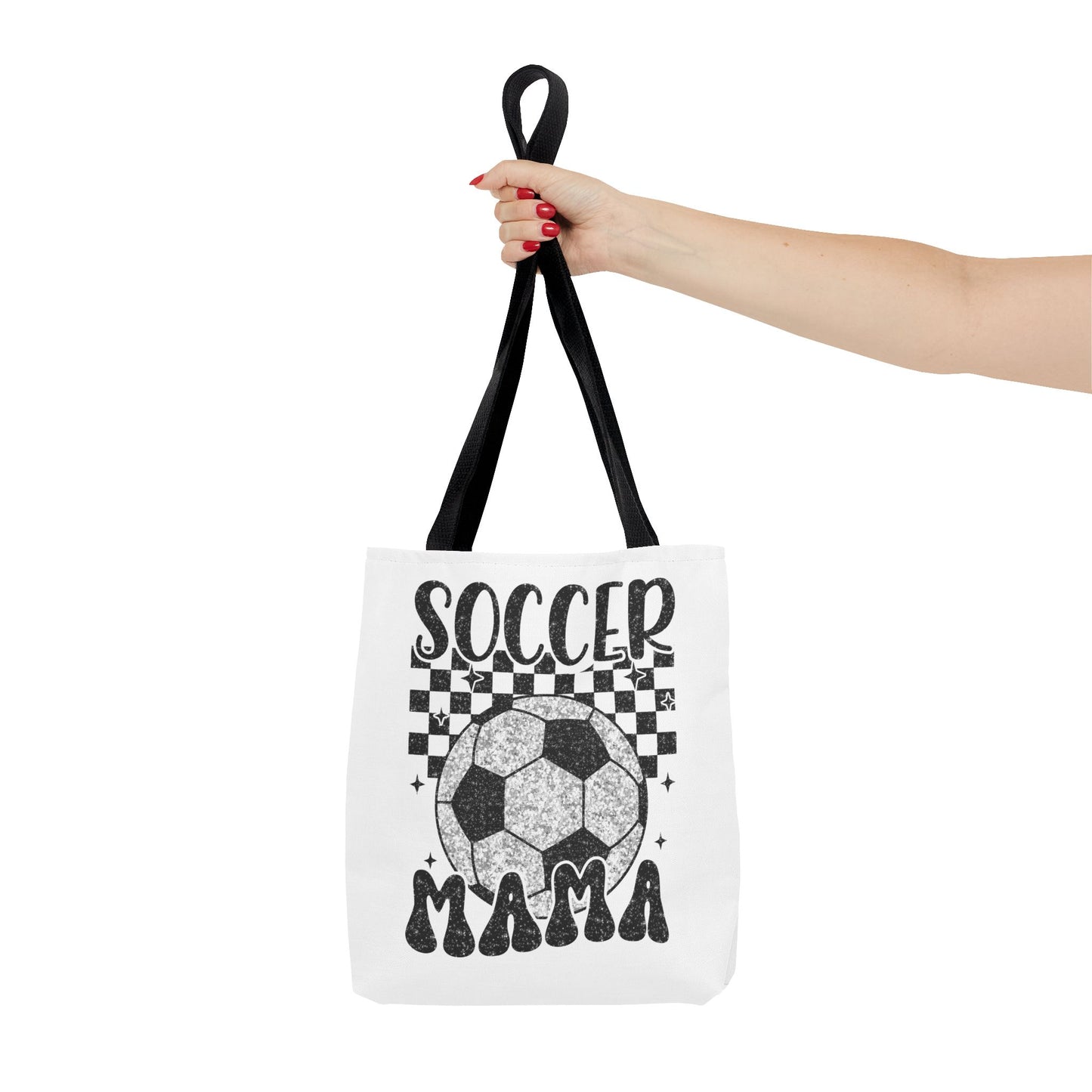 Soccer Mama Tote Bag, Sports Bag for Moms, Gift for Soccer Enthusiasts, Sporty Shopping Tote, Unique Soccer Gifts
