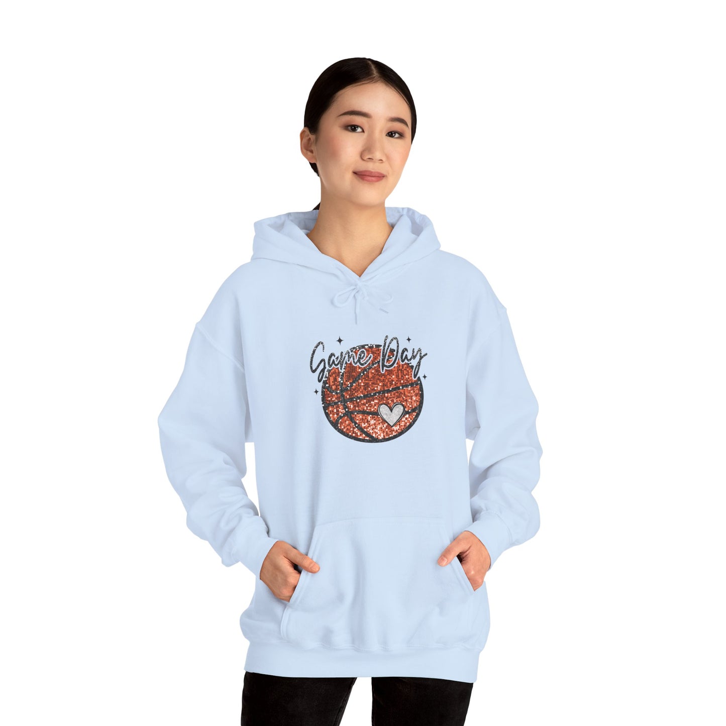 Basketball Mom Glitter Hoodie