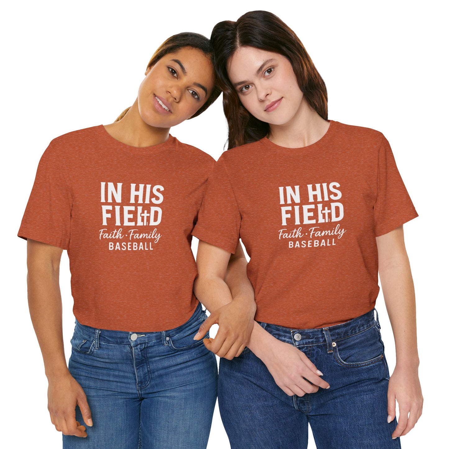 Baseball Mom Faith Unisex Jersey Tee