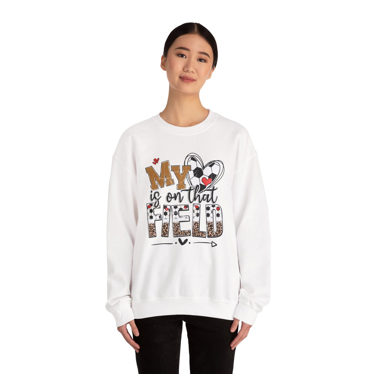 Soccer Mom Crewneck Sweatshirt - Cozy Sports Apparel, Gift for Sports Moms