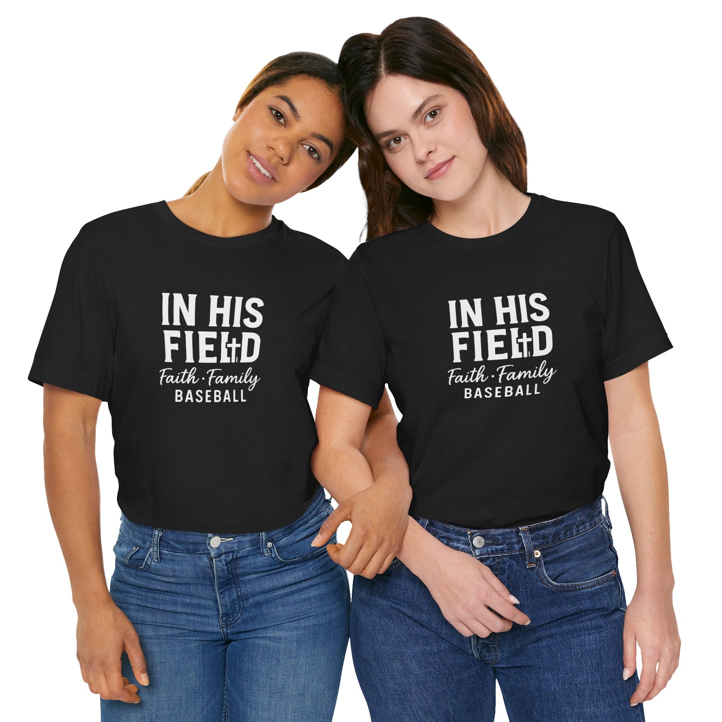 Baseball Mom Faith Unisex Jersey Tee