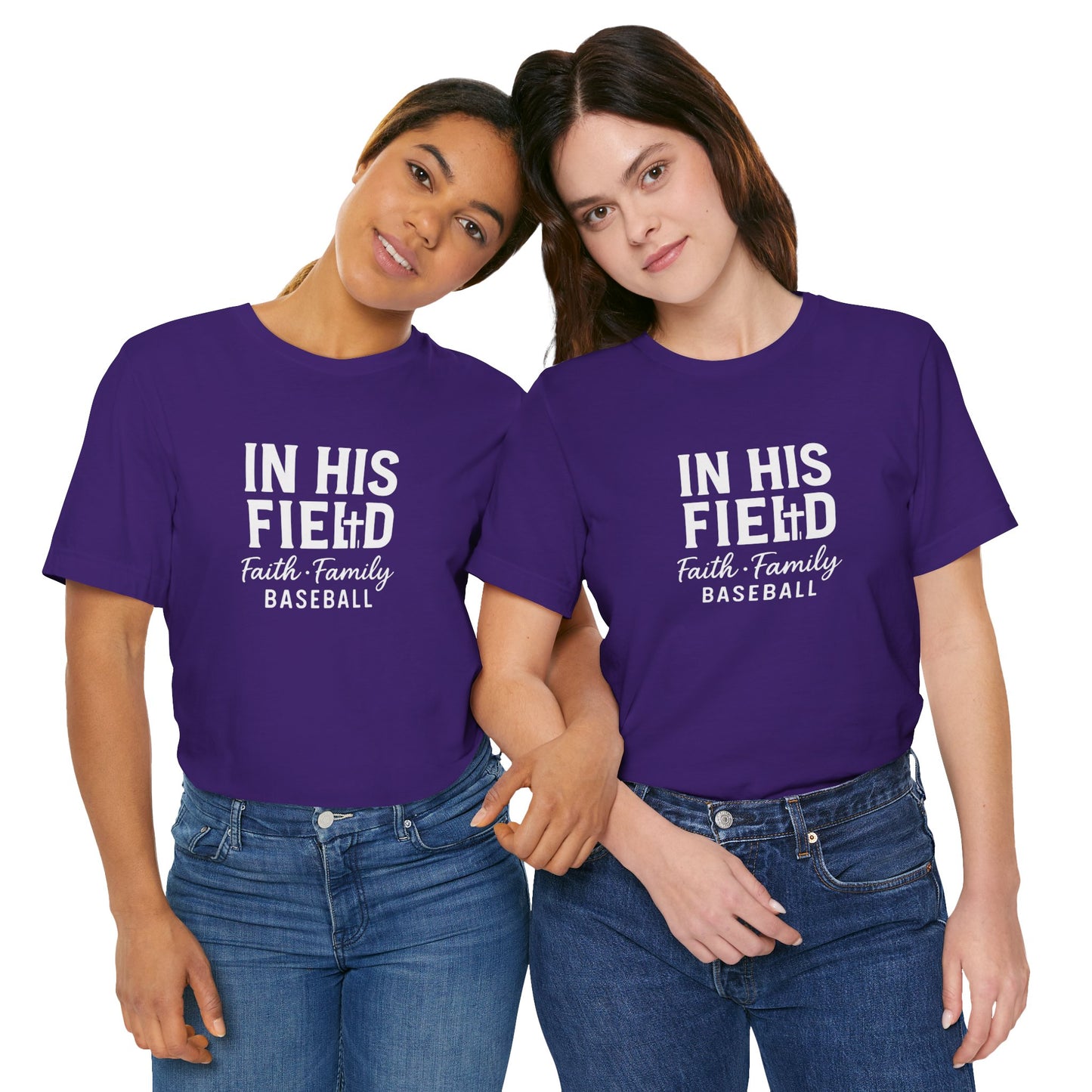 Baseball Mom Faith Unisex Jersey Tee
