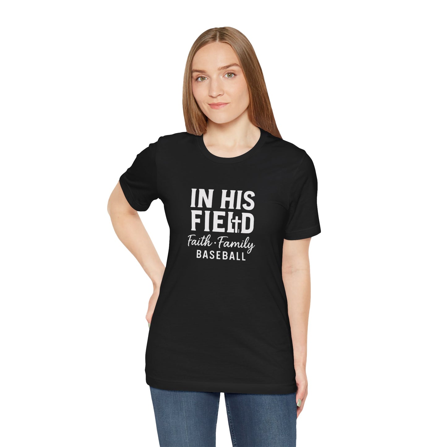 Baseball Mom Faith Unisex Jersey Tee