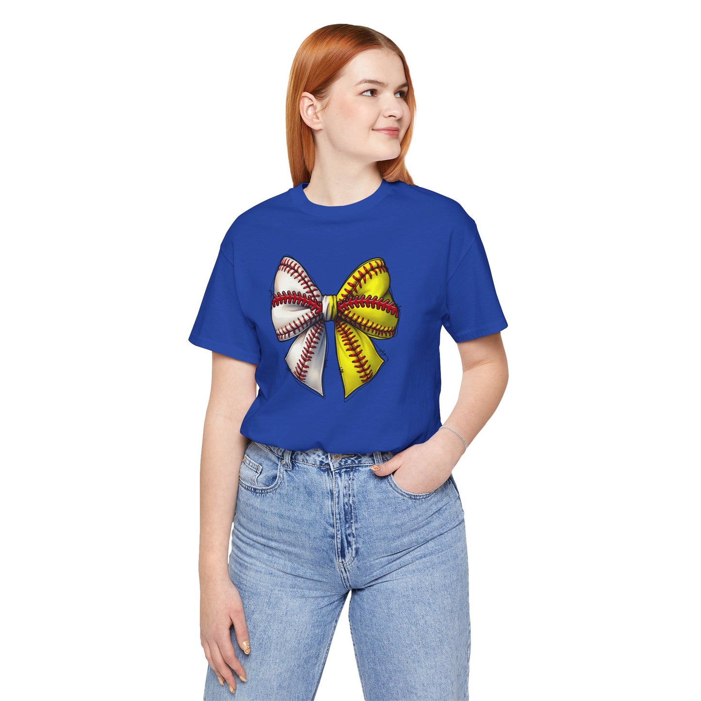 Baseball Softball Bow T-Shirt – Cute Coach Mom Fan Tee
