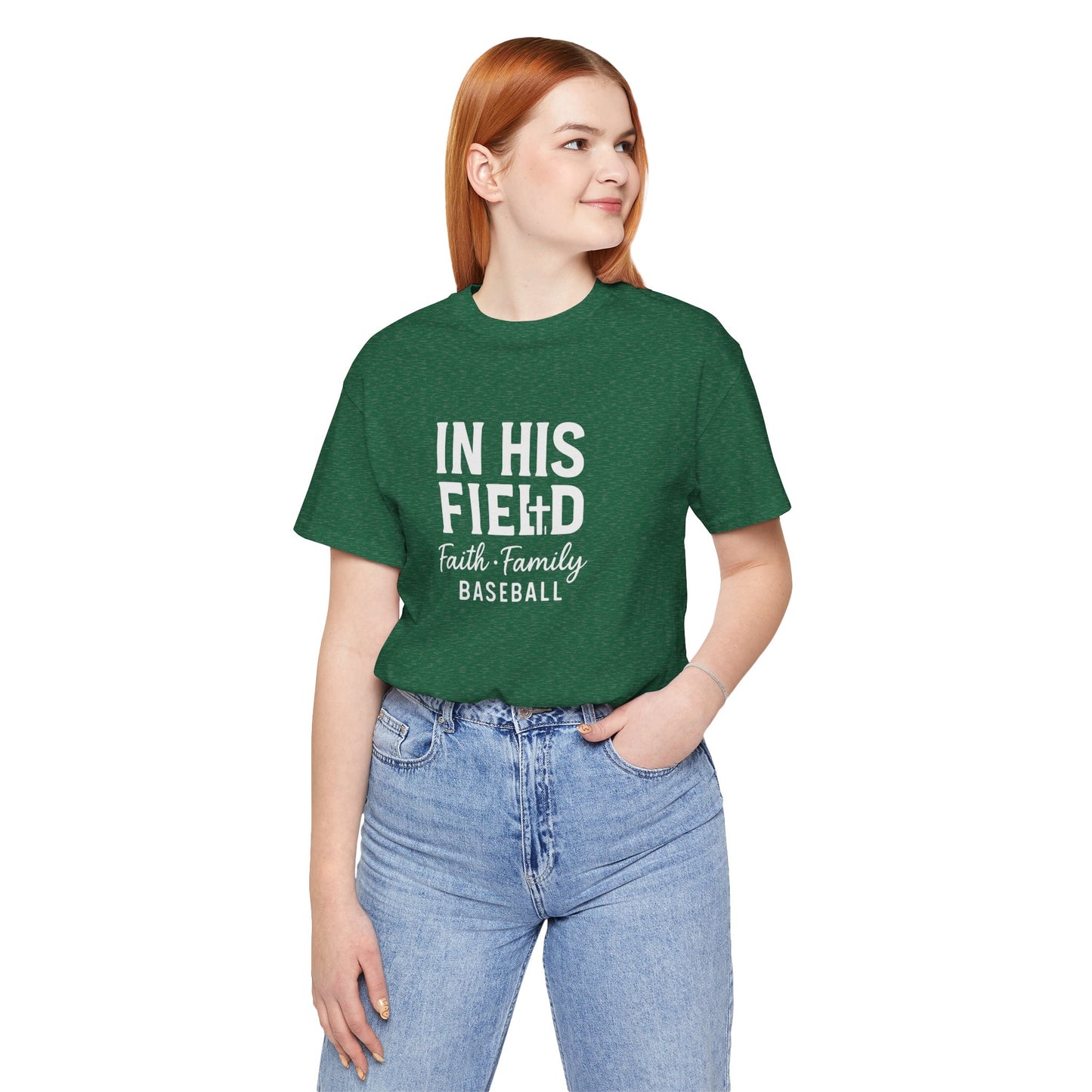 Baseball Mom Faith Unisex Jersey Tee