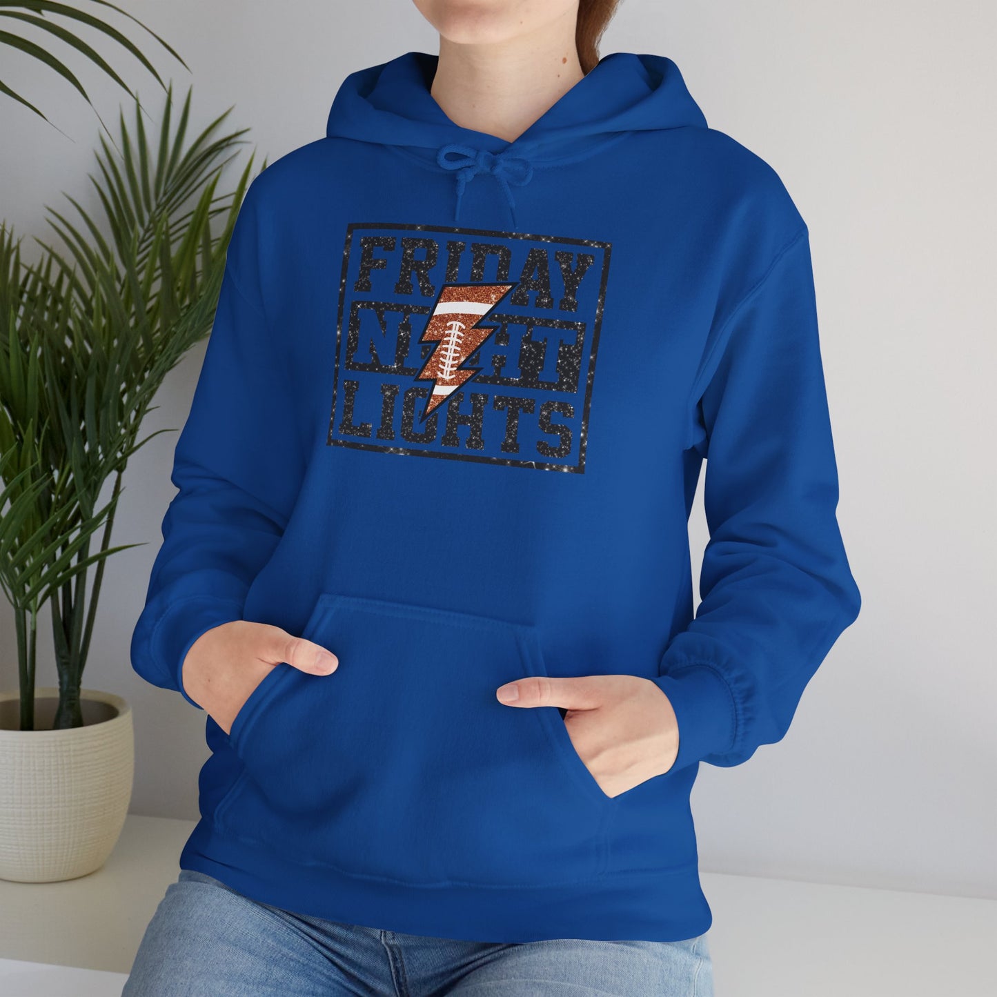 Friday Night Lights Unisex Hoodie, Cozy Sweatshirt for Game Day, Ideal for Sports Fans, Gift for Tailgate Parties, Fall Fashion Essential