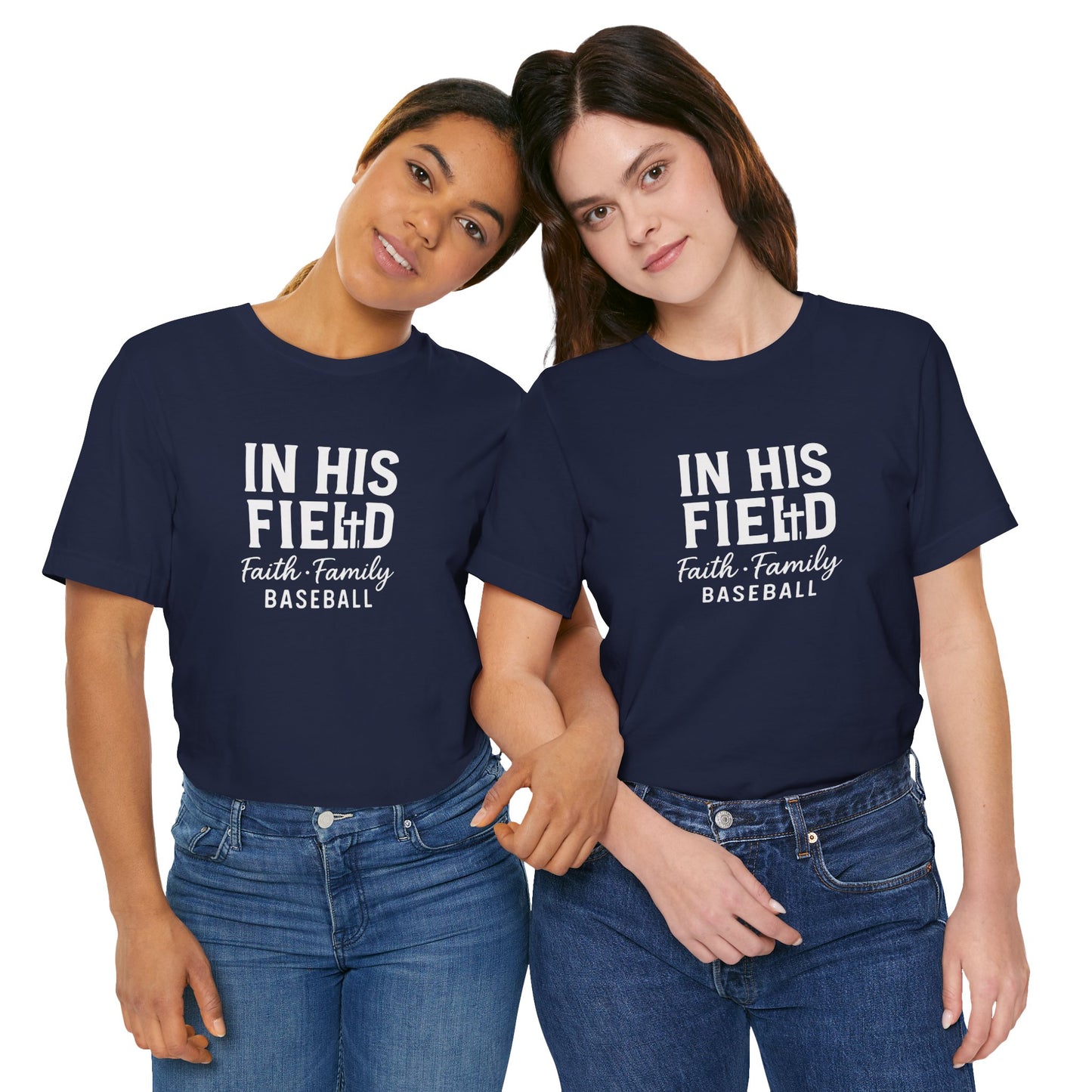 Baseball Mom Faith Unisex Jersey Tee