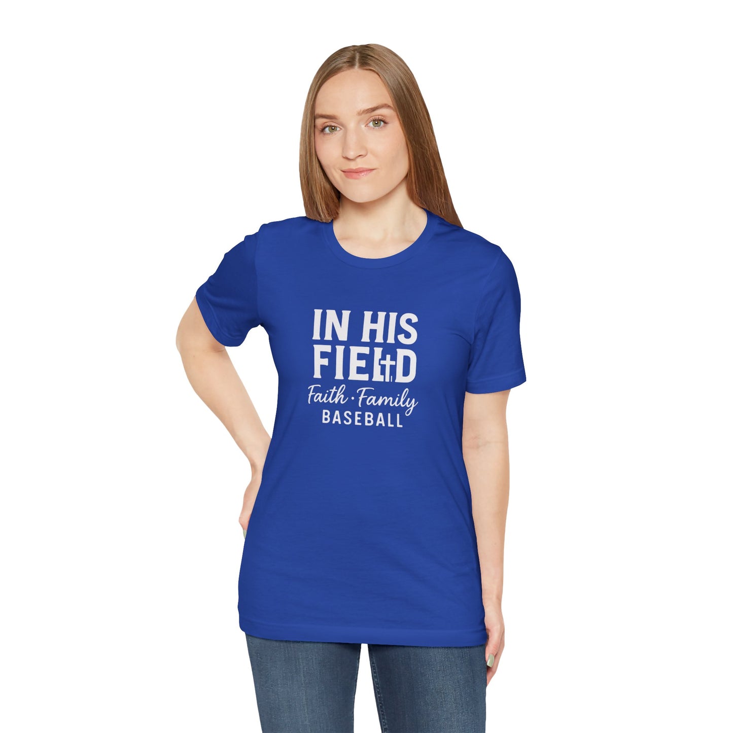 Baseball Mom Faith Unisex Jersey Tee
