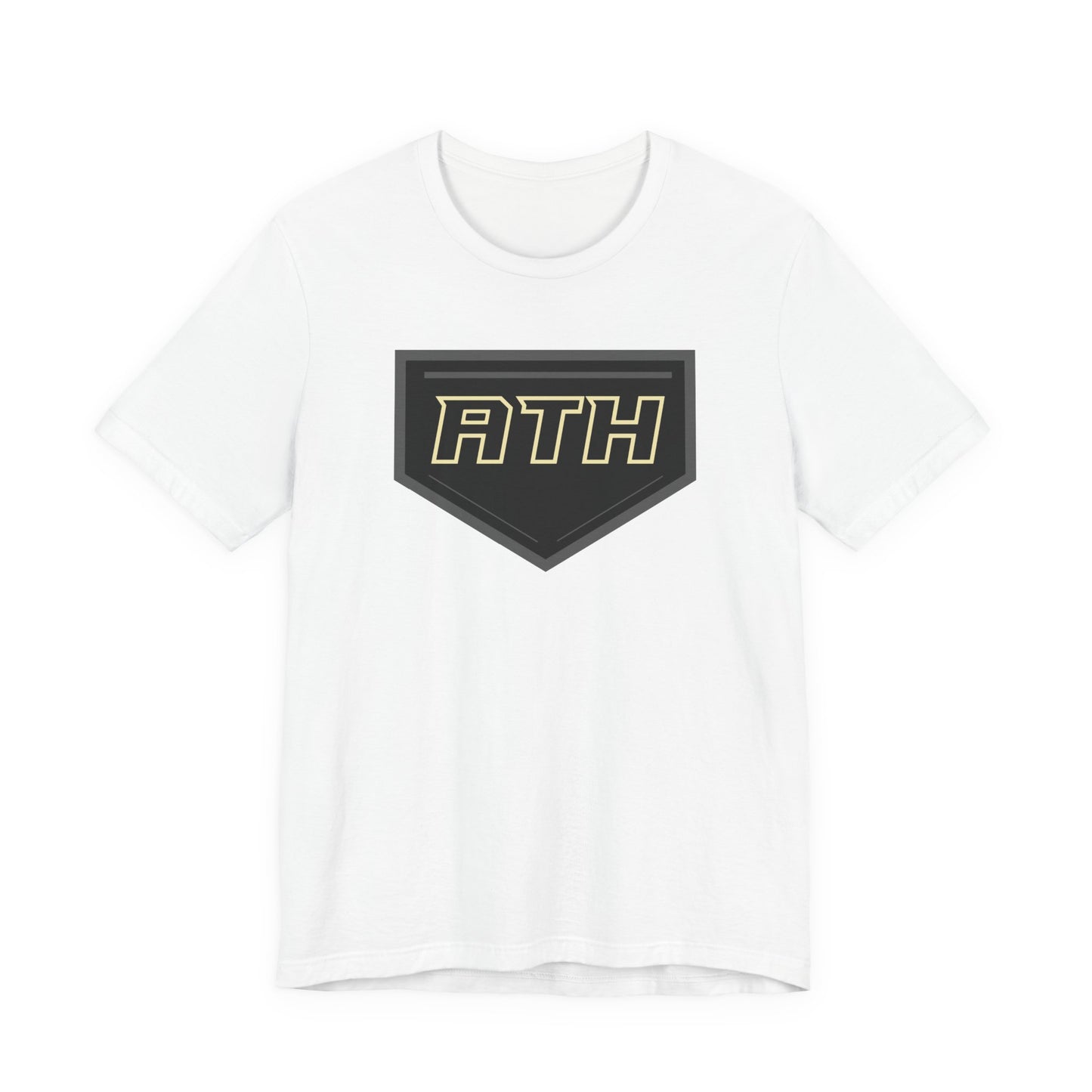 ATH Logo Tee — Athletic Patch Graphic T‑Shirt