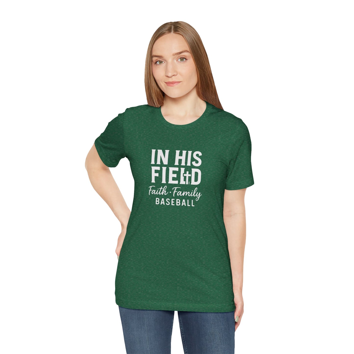 Baseball Mom Faith Unisex Jersey Tee