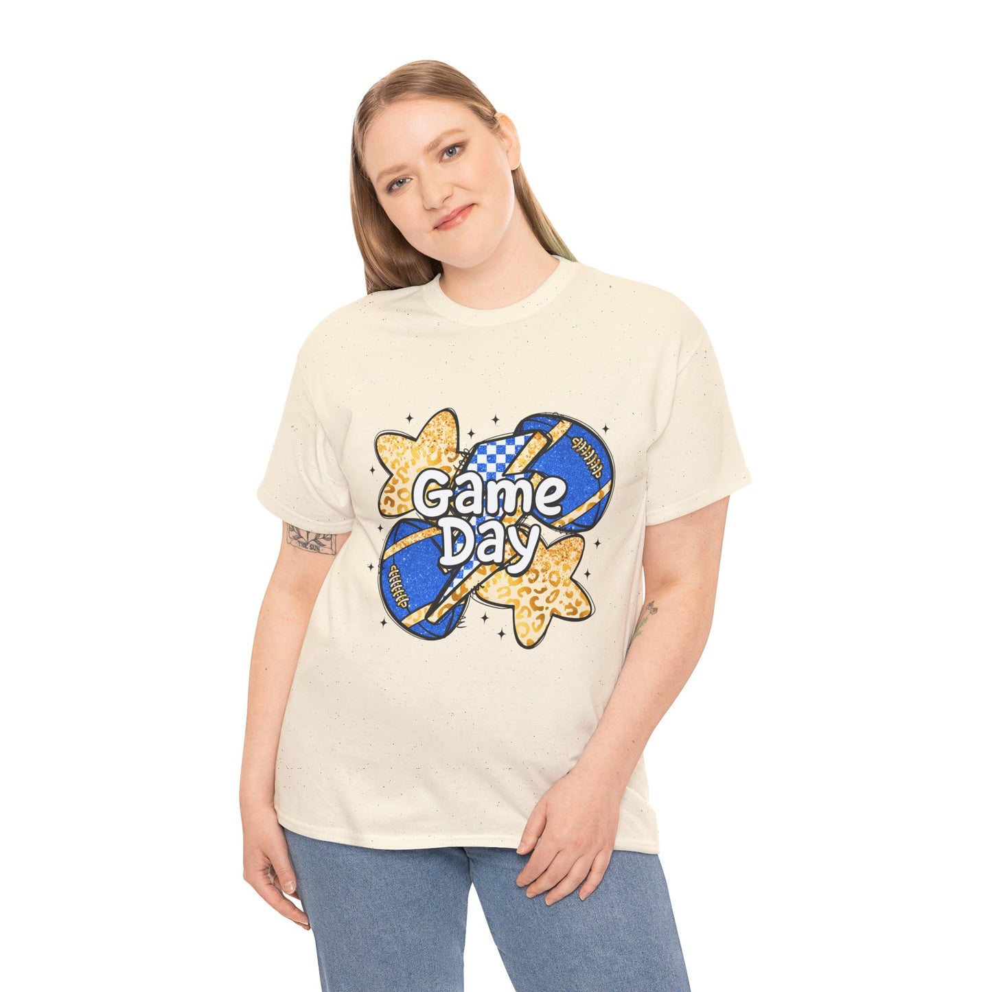 Football Mom Game Day Unisex Heavy Cotton Tee