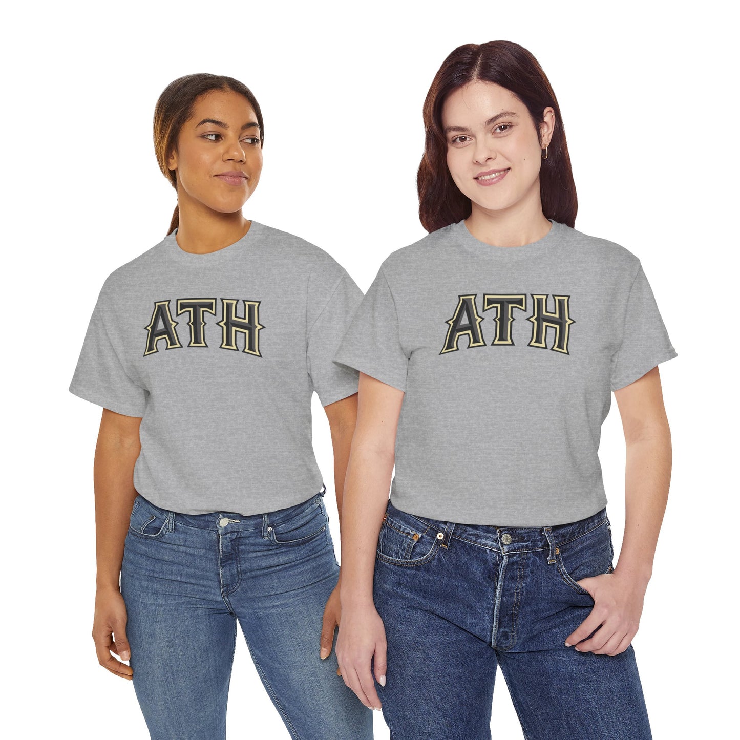 ATH Vintage Collegiate T‑Shirt — Retro Athletic Lettering Tee