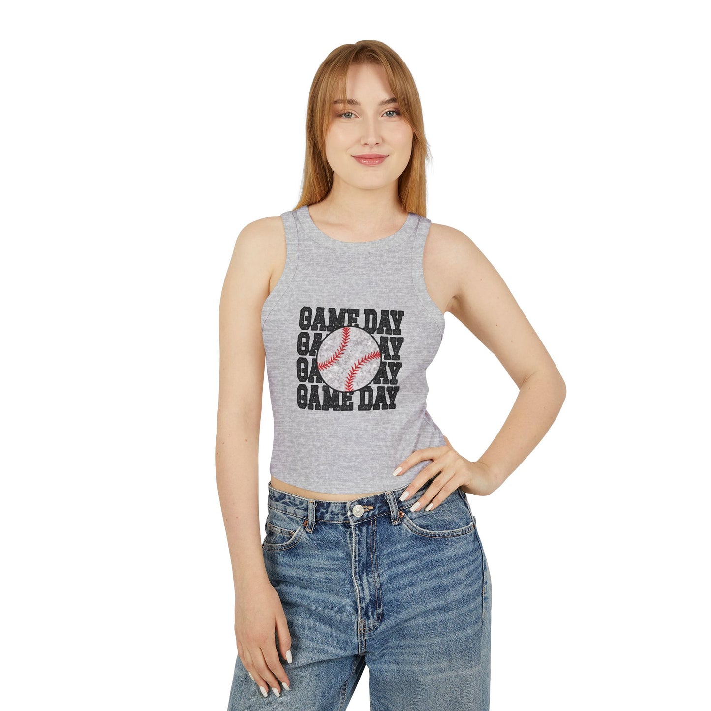 Baseball 'Game Day' Racer Tank Top