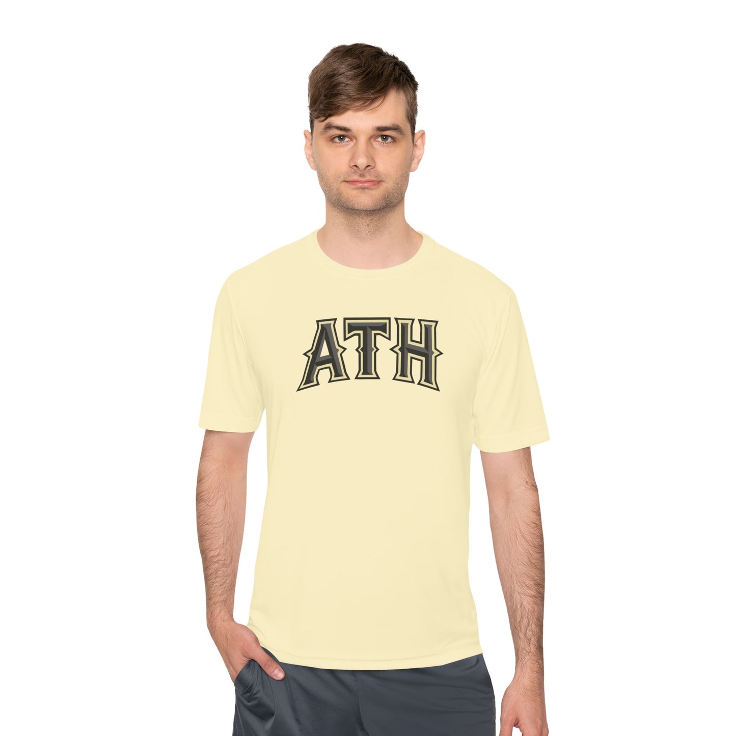 ATH Athletic Tee — Retro Varsity Moisture-Wicking Shirt