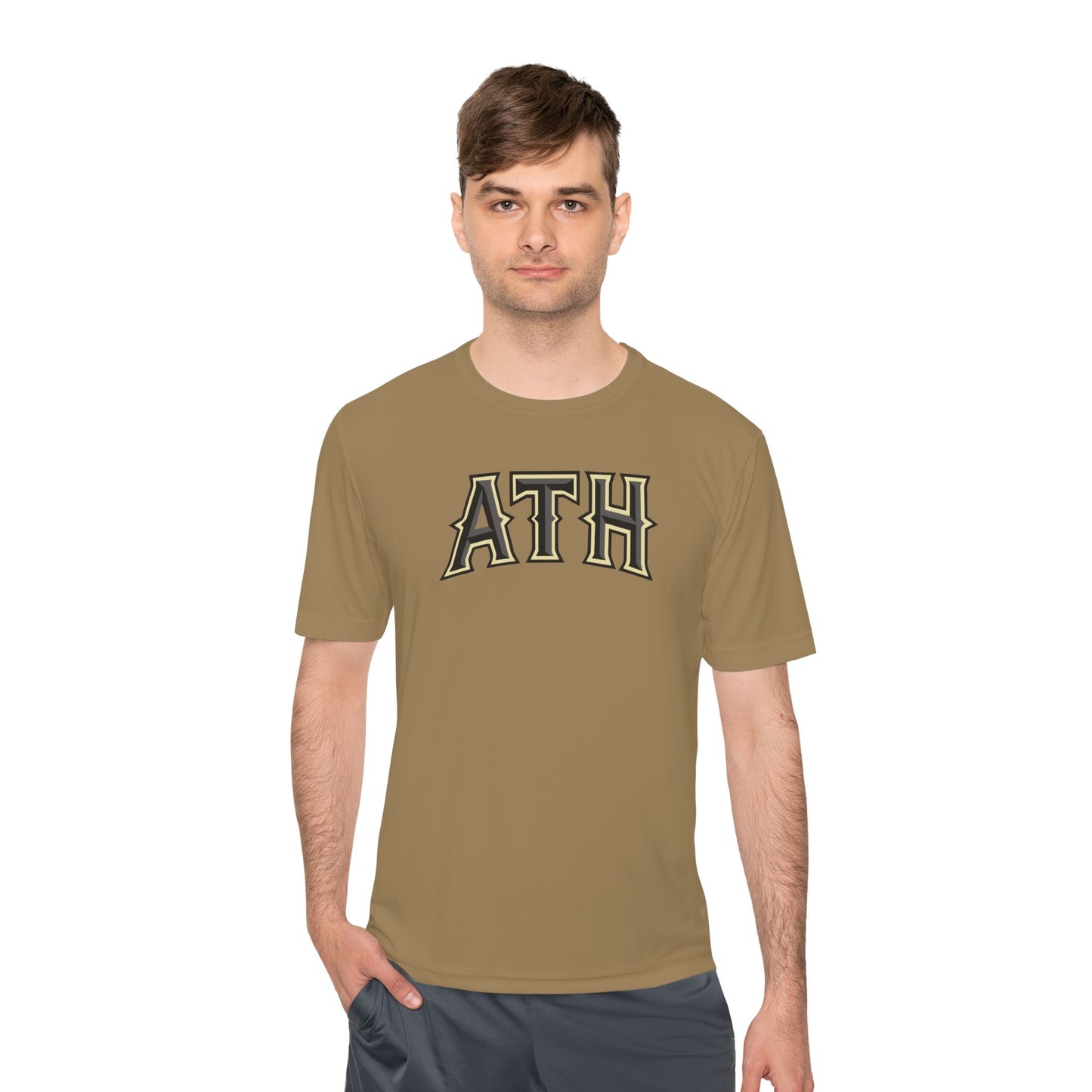 ATH Athletic Tee — Retro Varsity Moisture-Wicking Shirt