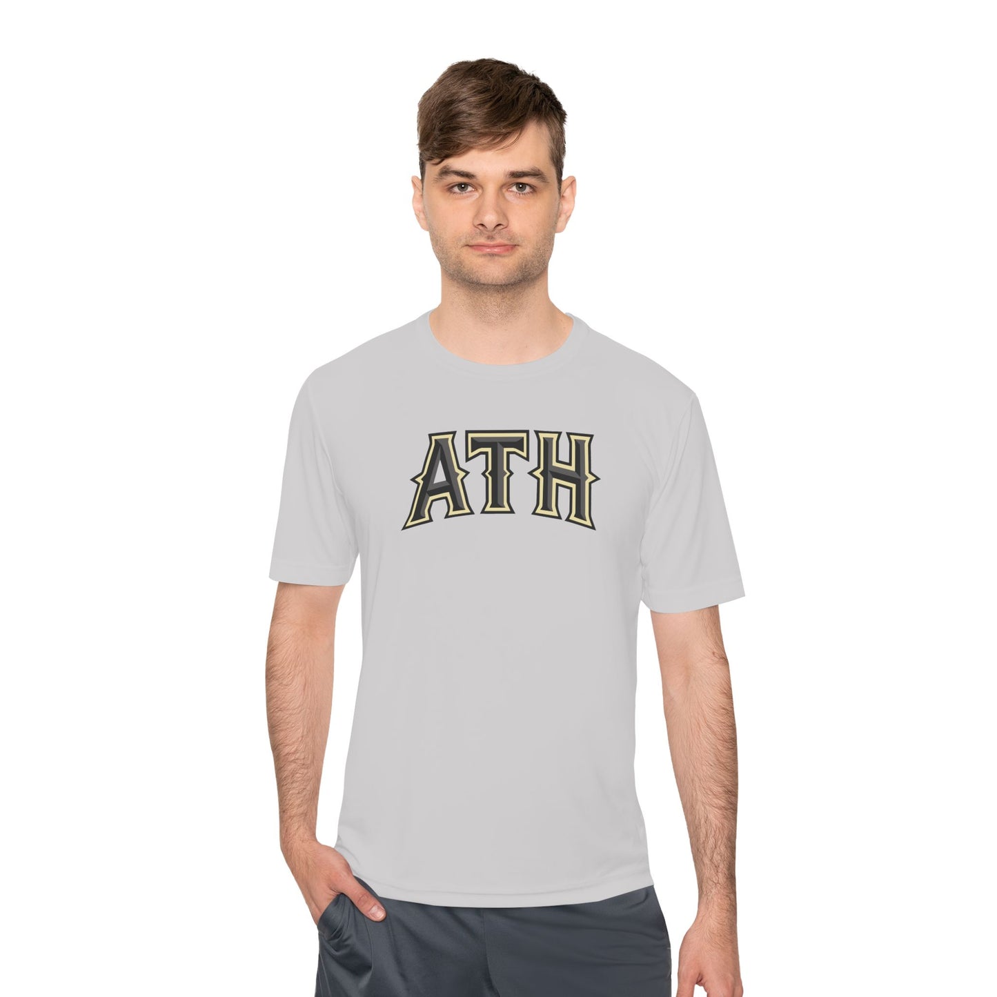ATH Athletic Tee — Retro Varsity Moisture-Wicking Shirt